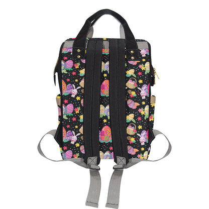 Easter Eggs Pattern Print Design RB06 Diaper Bag Backpack