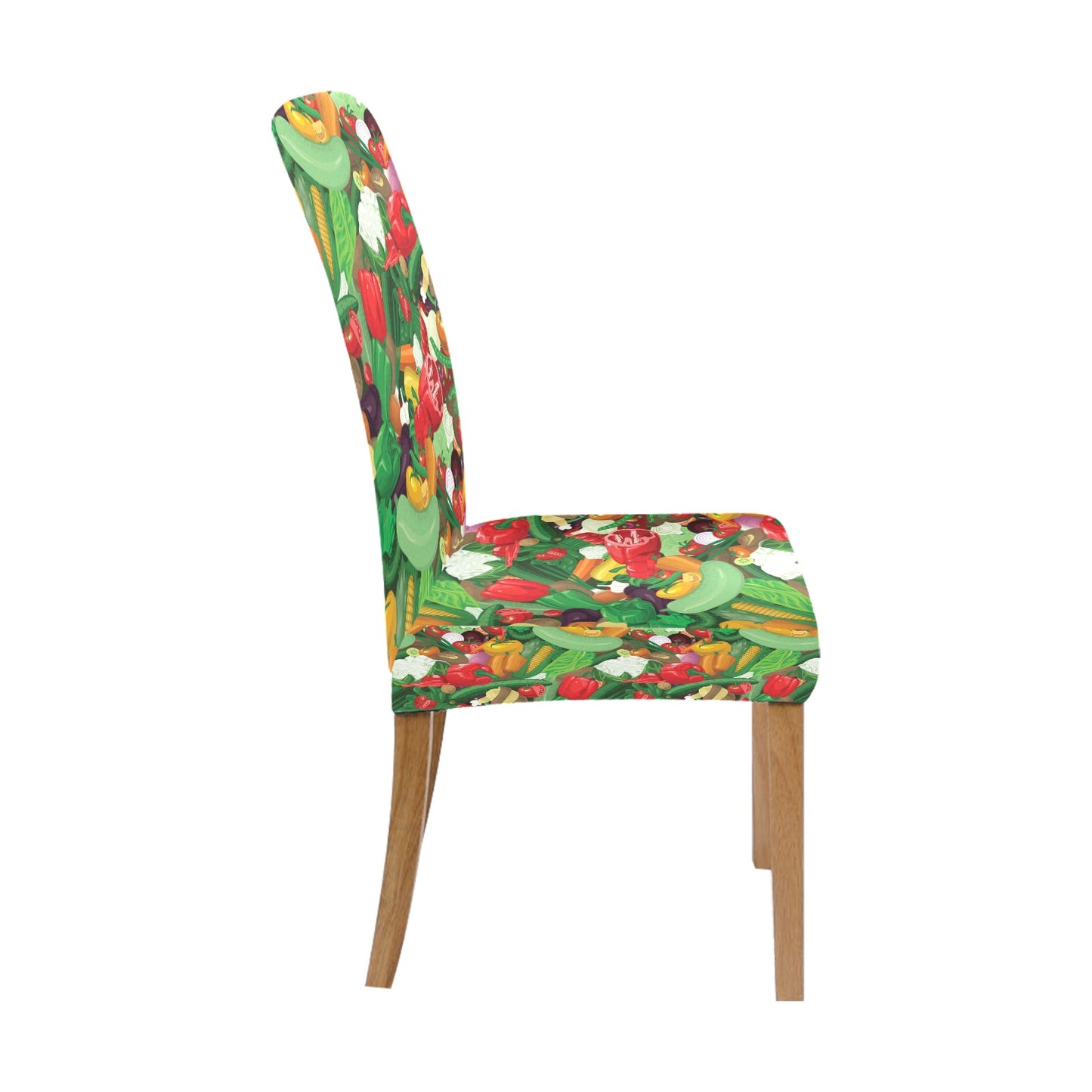 Salad Mix Vegetableprint Design LKS301 Dining Chair Slipcover