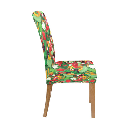 Salad Mix Vegetableprint Design LKS301 Dining Chair Slipcover