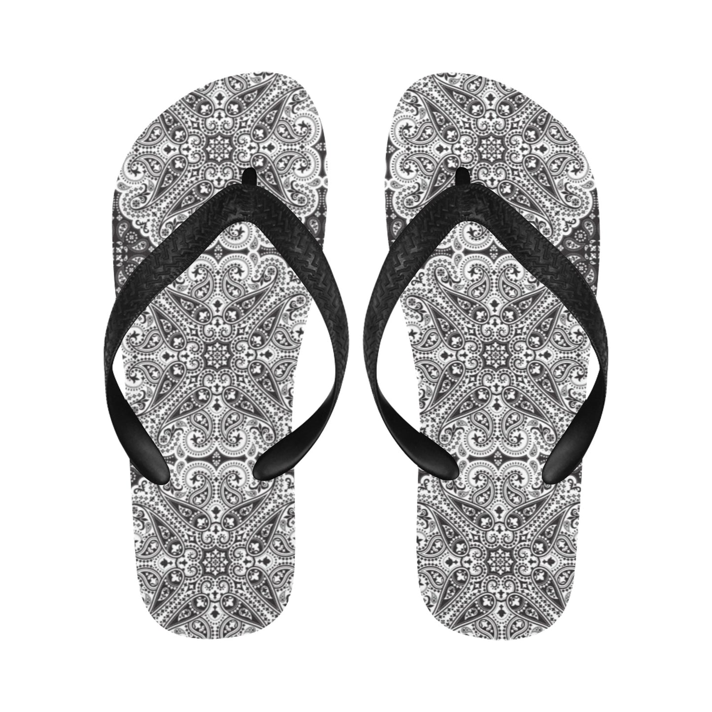 Bandana Print Design LKS309 Flip Flops