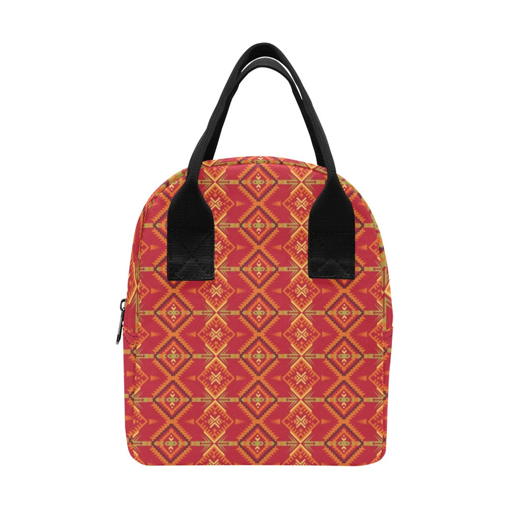 Southwest Pattern Print Design LKS305 Insulated Lunch Bag
