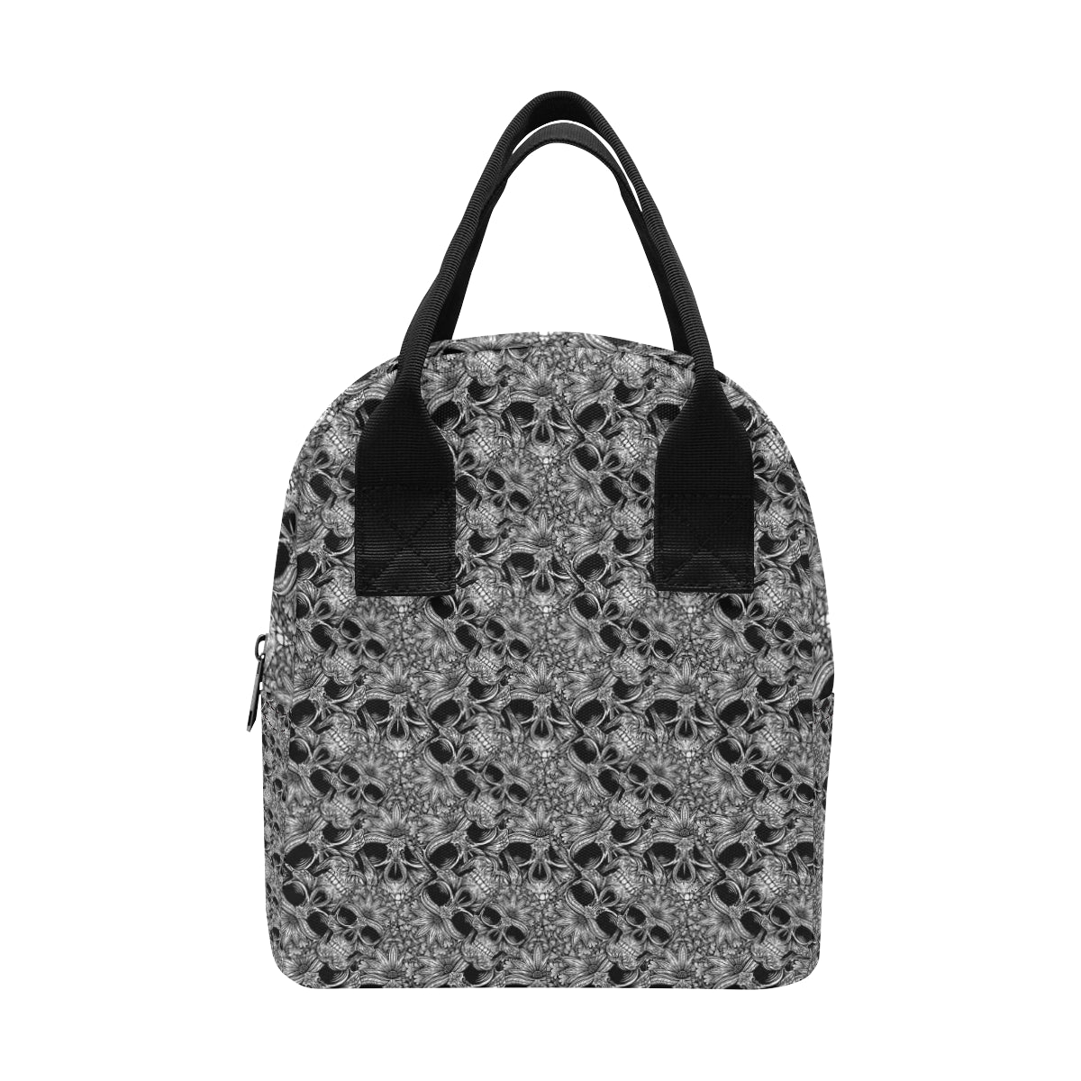 Skull Tattoo Design Print Insulated Lunch Bag