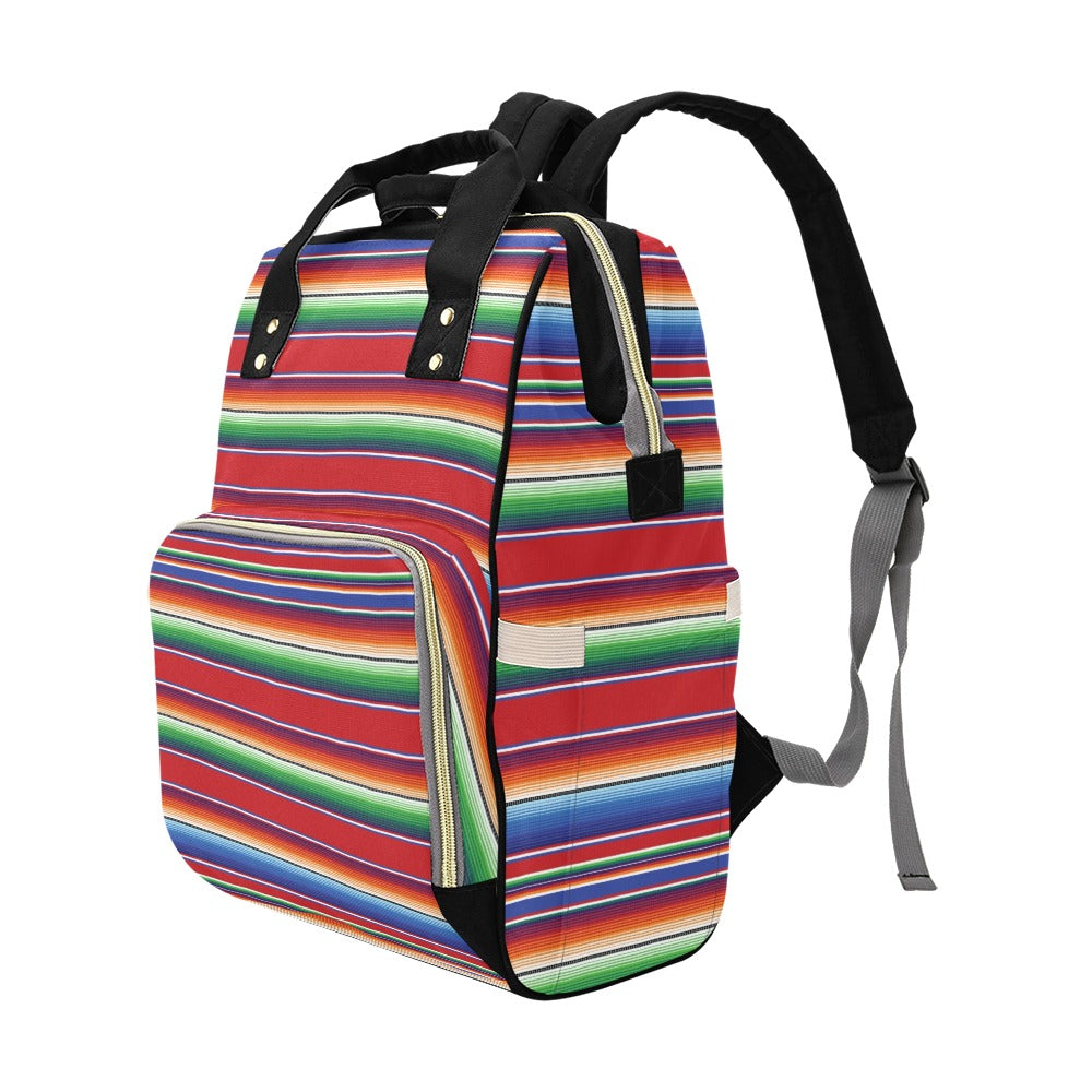 Serape Print Design LKS304 Diaper Bag Backpack