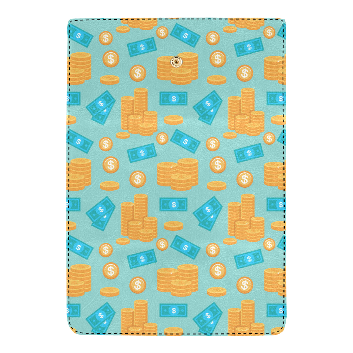 Money Pattern Print Design 03 Women's Trifold Wallet