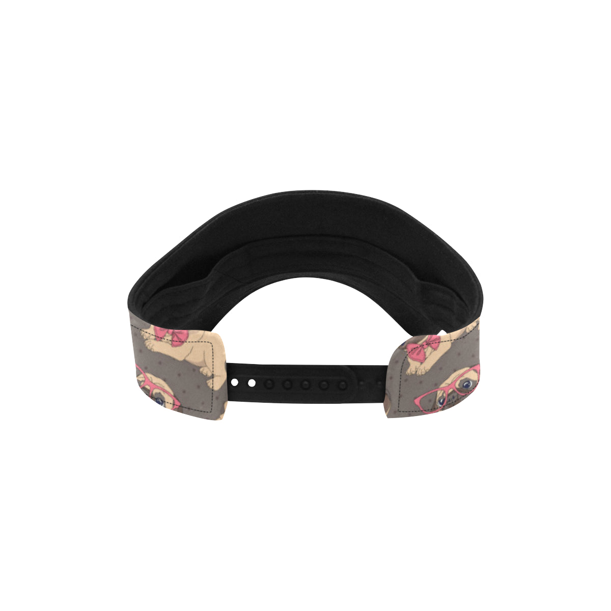 Pug Pattern Print Design A05 Unisex Sun Visor
