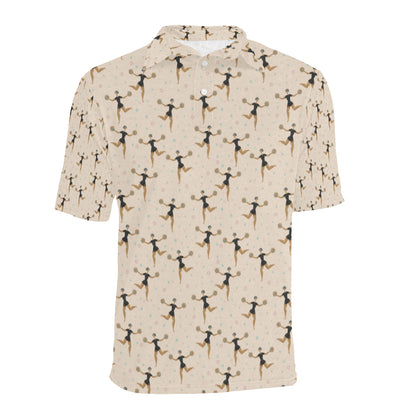 Cheerleader Pattern Print Design 03 Men Polo Shirt