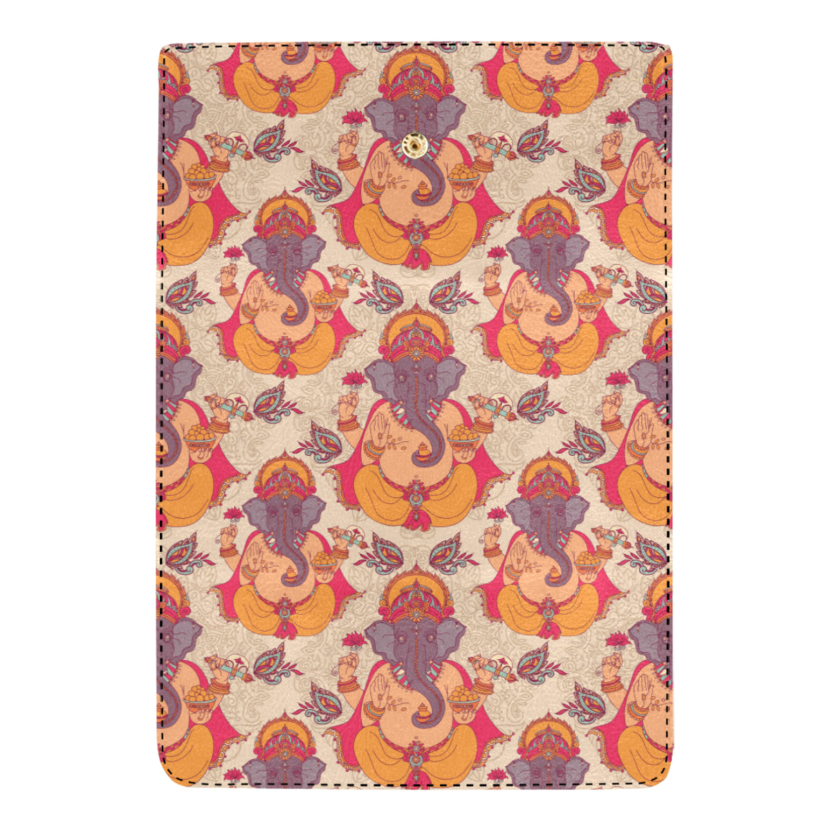 Ganesha Indian Pattern Print Design 02 Women's Trifold Wallet