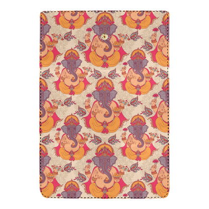 Ganesha Indian Pattern Print Design 02 Women's Trifold Wallet