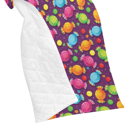 Candy Pattern Print Design CA05 Premium Quilt