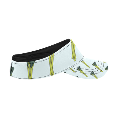 Leek Pattern Print Design 03 Unisex Sun Visor