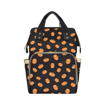 Pumpkin Pattern Print Design A05 Diaper Bag Backpack