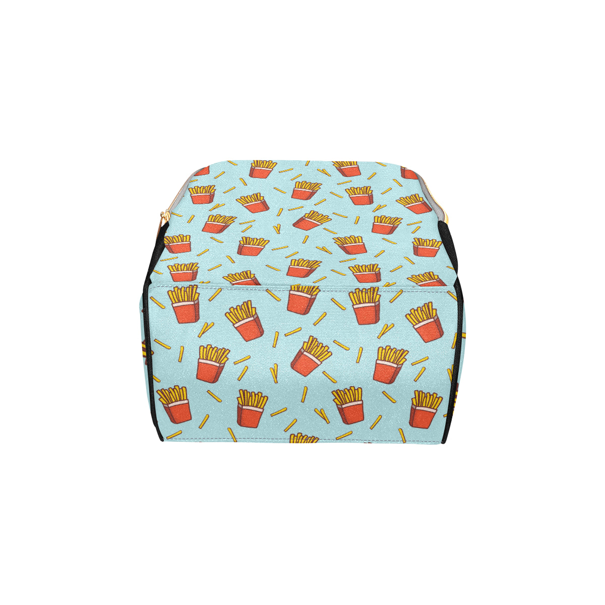 French Fried Pattern Print Design 02 Diaper Bag Backpack