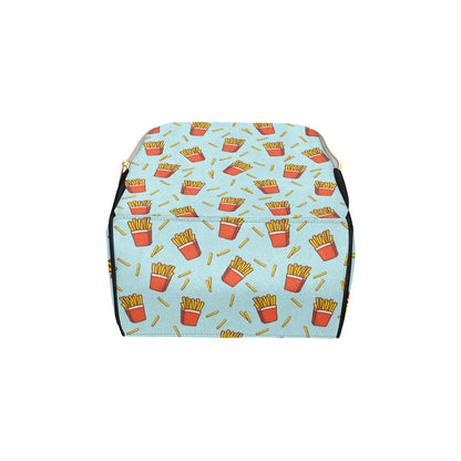 French Fried Pattern Print Design 02 Diaper Bag Backpack