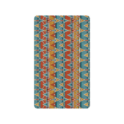 Kente Print African Design Themed Rubber Doormat