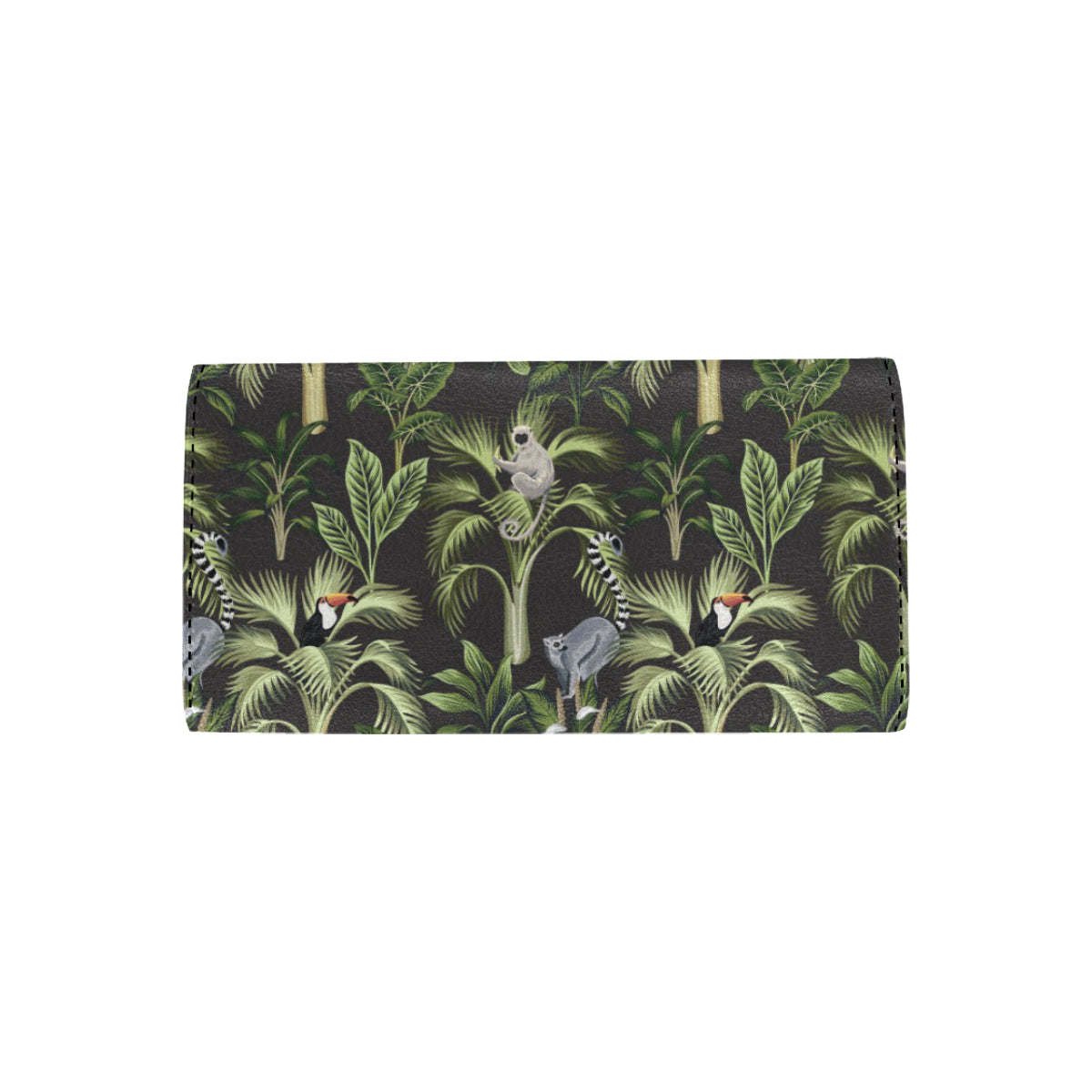 Rainforest Pattern Print Design RF05 Women's Trifold Wallet