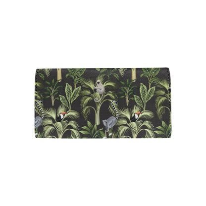 Rainforest Pattern Print Design RF05 Women's Trifold Wallet