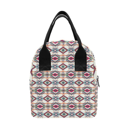 Indian Navajo Art Themed Design Print Insulated Lunch Bag
