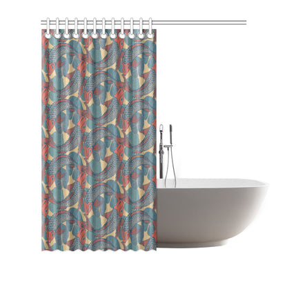Pisces Pattern Print Design A01 Shower Curtain