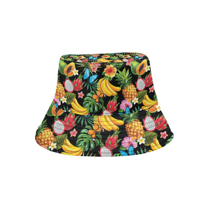 Tropical Fruits Pattern Print Design TF04 Unisex Bucket Hat