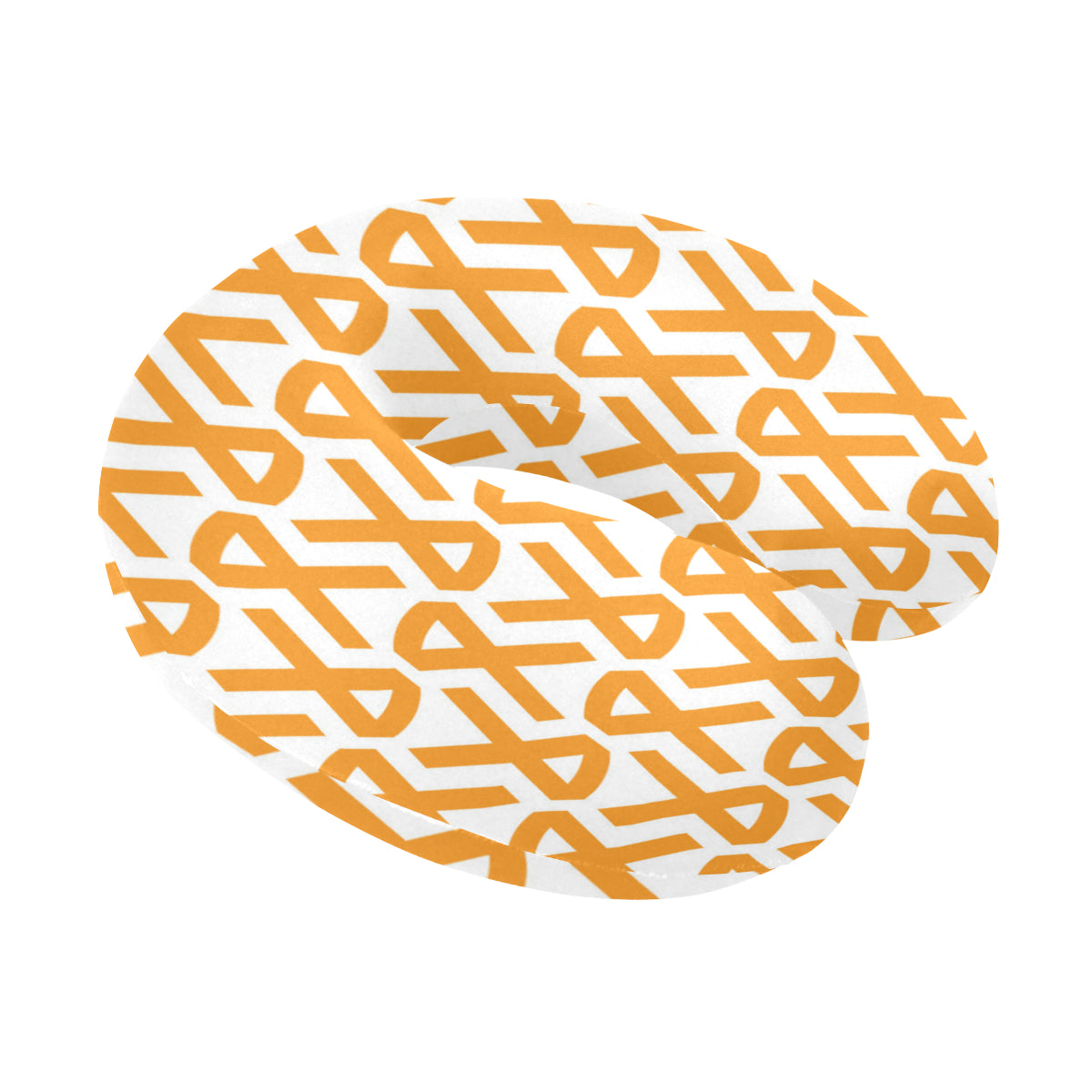Appendix cancer Pattern Print Design 02 U-Shaped Travel Neck Pillow