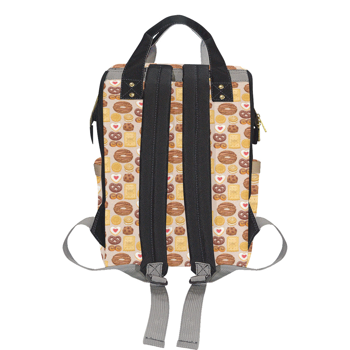 Cookie Pattern Print Design 02 Diaper Bag Backpack