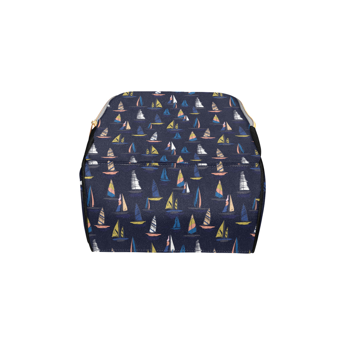 Sailing Ships Pattern Print Design A03 Diaper Bag Backpack