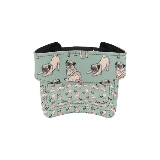 Pug Pattern Print Design A01 Unisex Sun Visor