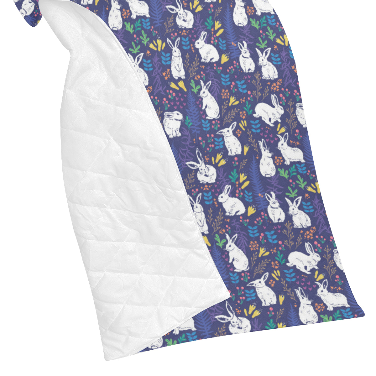 Bunny Pattern Print Design 01 Premium Quilt