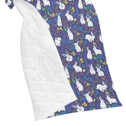 Bunny Pattern Print Design 01 Premium Quilt