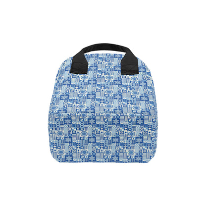 Swedish Print Pattern Insulated Lunch Bag