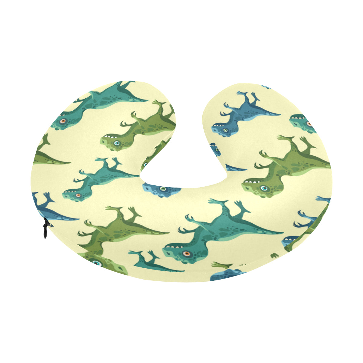 T Rex Pattern Print Design A04 U-Shaped Travel Neck Pillow