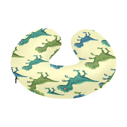 T Rex Pattern Print Design A04 U-Shaped Travel Neck Pillow
