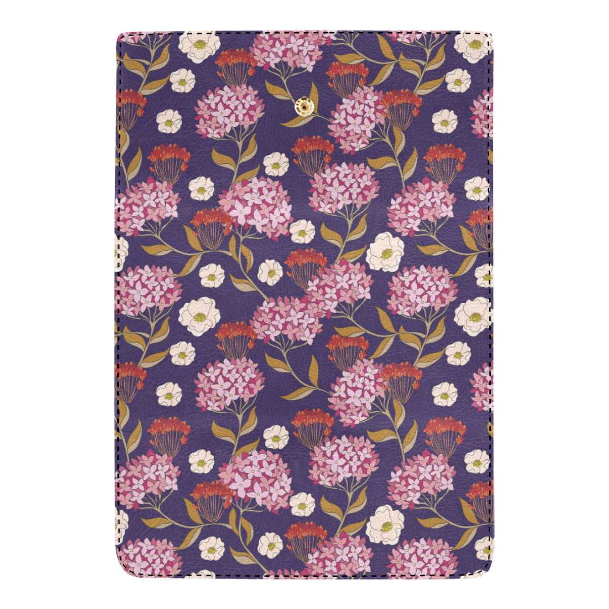 Hydrangea Pattern Print Design HD010 Women's Trifold Wallet