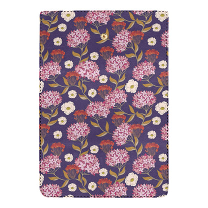 Hydrangea Pattern Print Design HD010 Women's Trifold Wallet