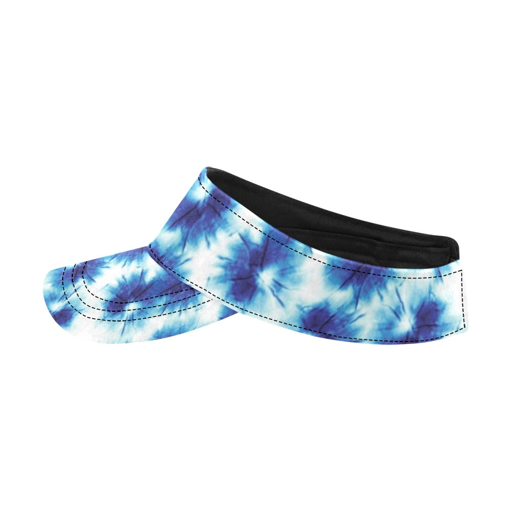 Tie Dye Blue Print Design LKS305 Unisex Sun Visor