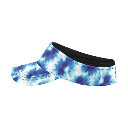Tie Dye Blue Print Design LKS305 Unisex Sun Visor