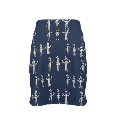 Mummy Print Design LKS306 17" Golf & Pickleball Skort with Pockets