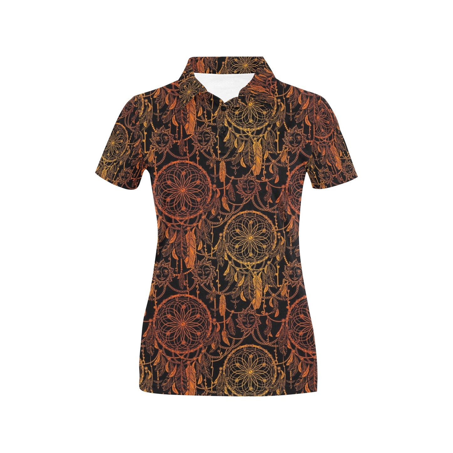 Dream catcher Sun and Moon Women's Polo Shirt