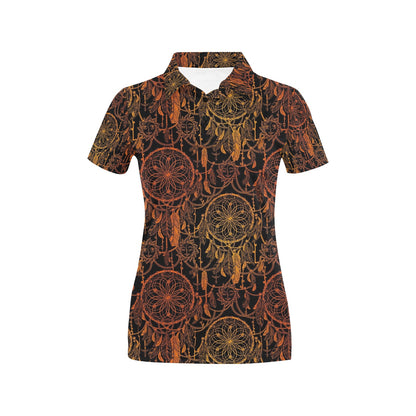 Dream catcher Sun and Moon Women's Polo Shirt