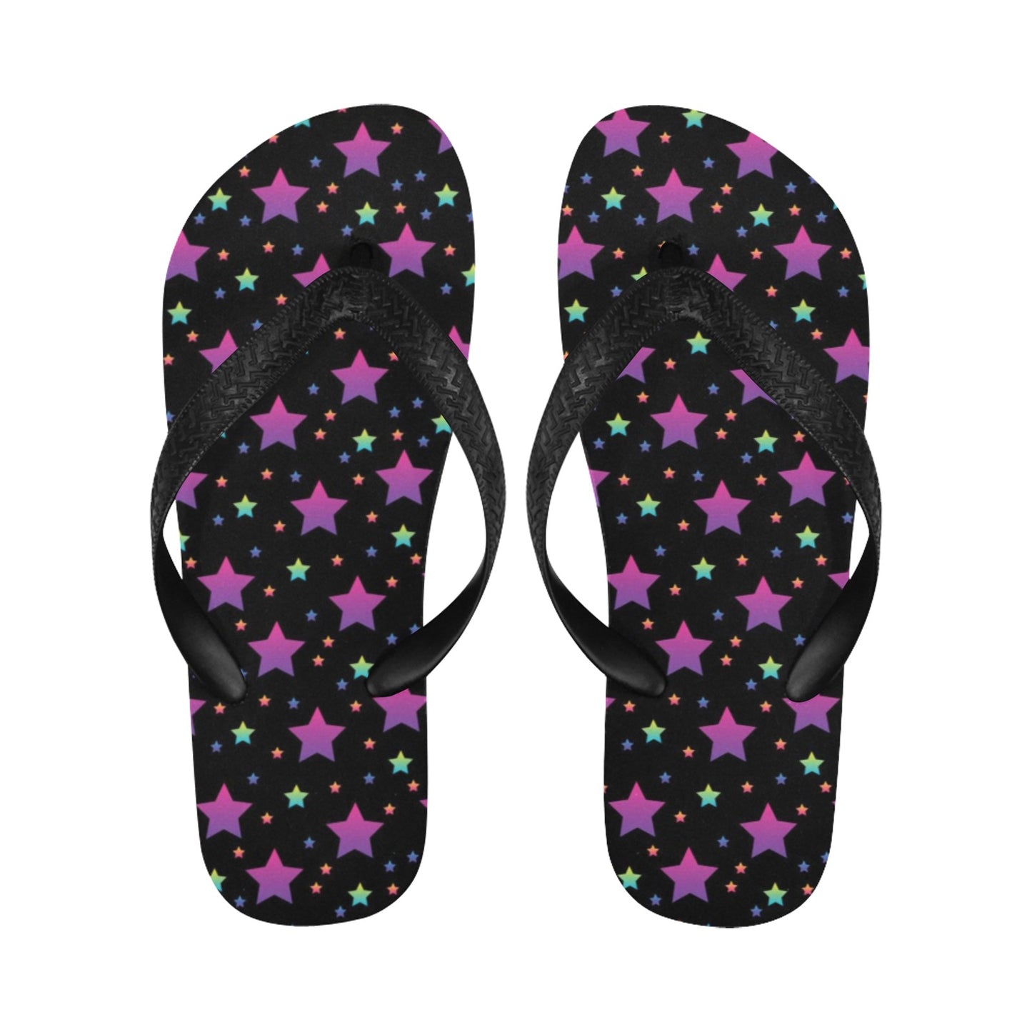 Star Print Design LKS305 Flip Flops