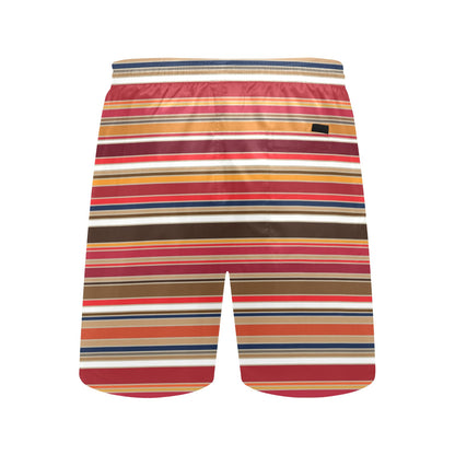 Serape Print Design LKS301 Men's Swim Trunks Beach Shorts