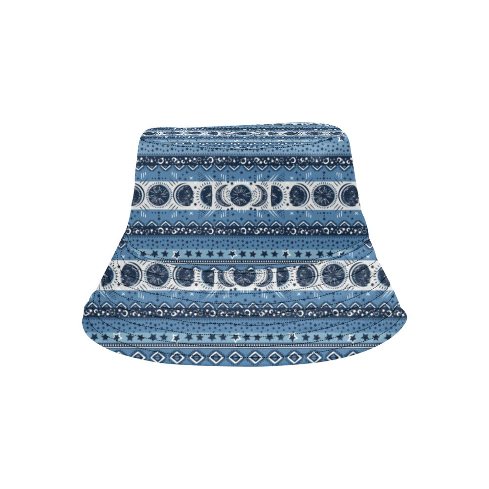 Sun Moon Pattern Print Design LKS306 Unisex Bucket Hat