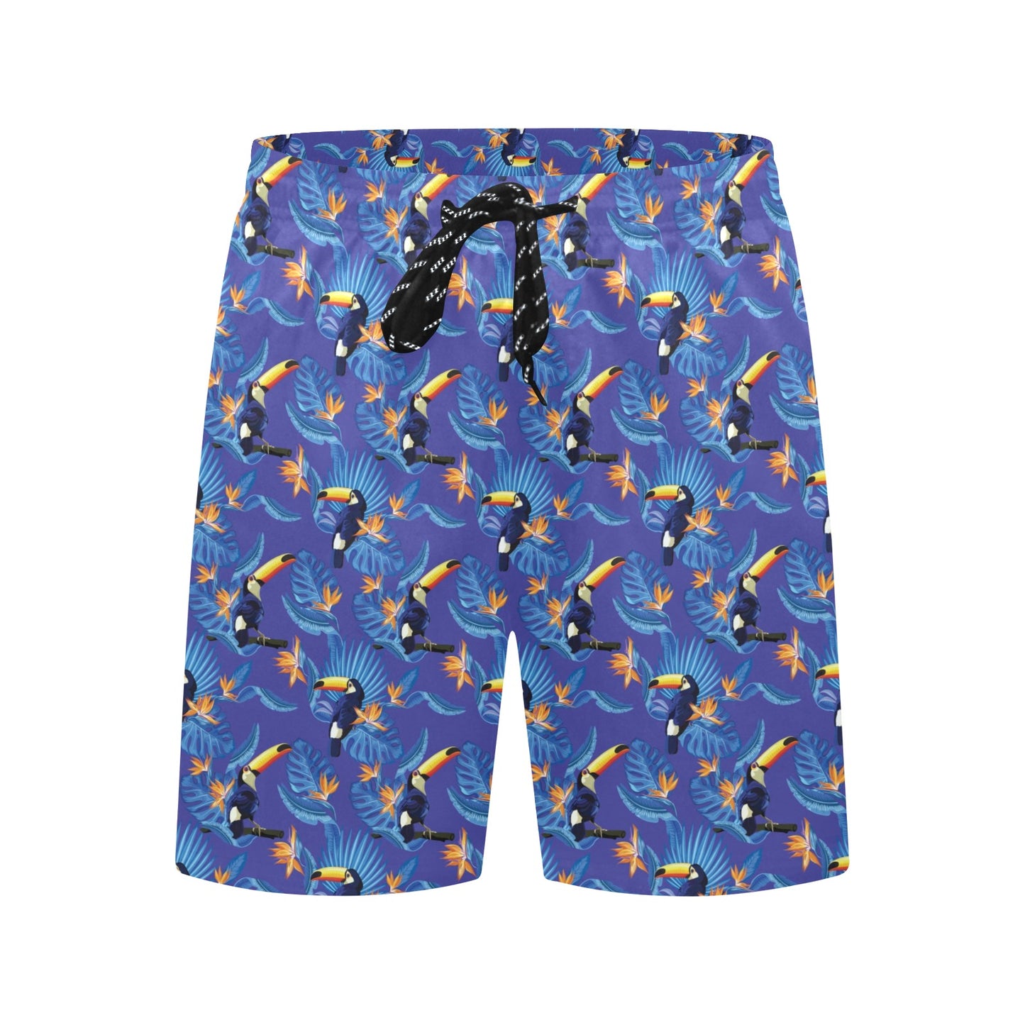 Toucan Print Design LKS306 Men's Swim Trunks Beach Shorts