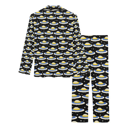 UFO Print Design LKS303 Women's Long Pajama Set