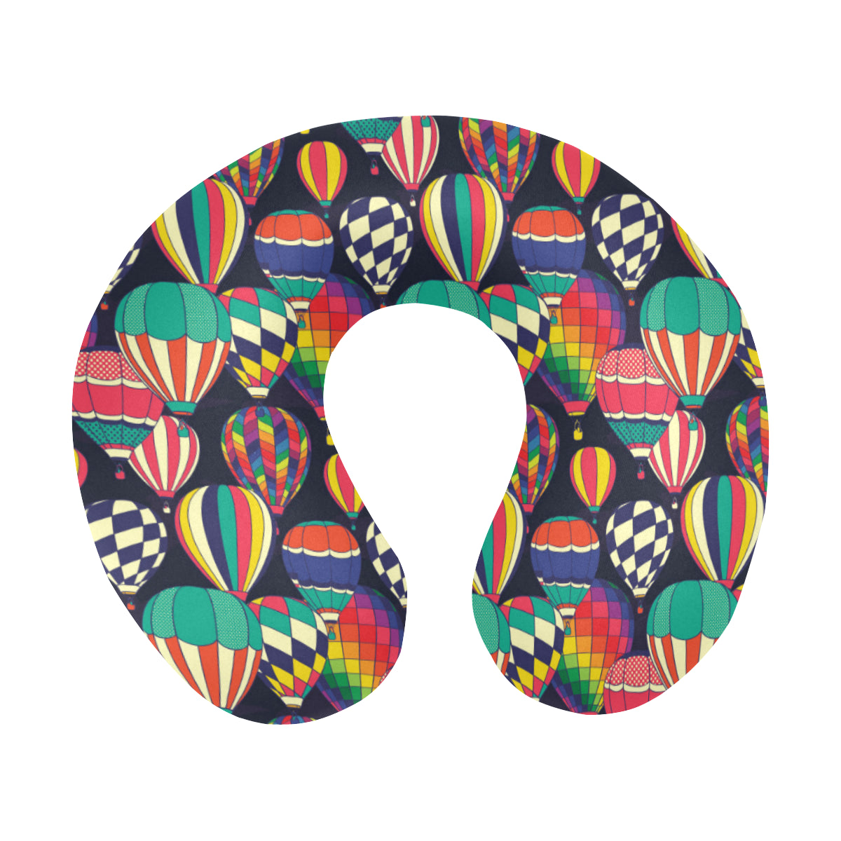 Ballon Pattern Print Design 02 U-Shaped Travel Neck Pillow