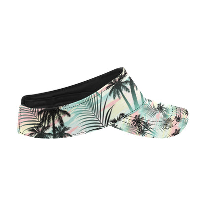 Palm Tree Pattern Print Design A03 Unisex Sun Visor