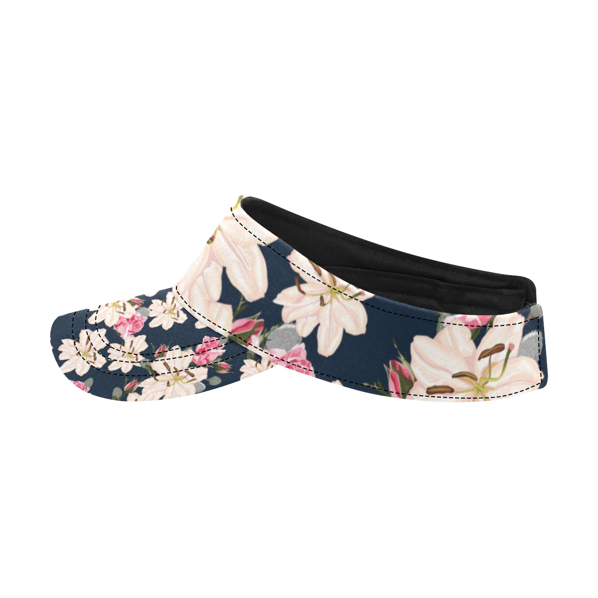 Lily Pattern Print Design LY04 Unisex Sun Visor
