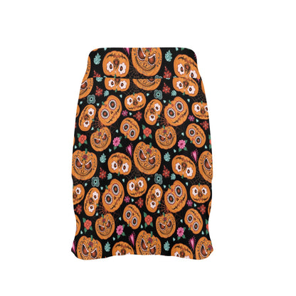 Halloween Print Design LKS402 17" Golf & Pickleball Skort with Pockets