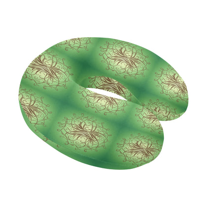 Celtic Pattern Print Design 05 U-Shaped Travel Neck Pillow
