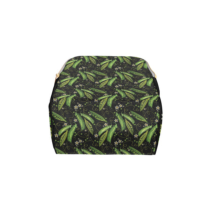 Peas Pattern Print Design A02 Diaper Bag Backpack